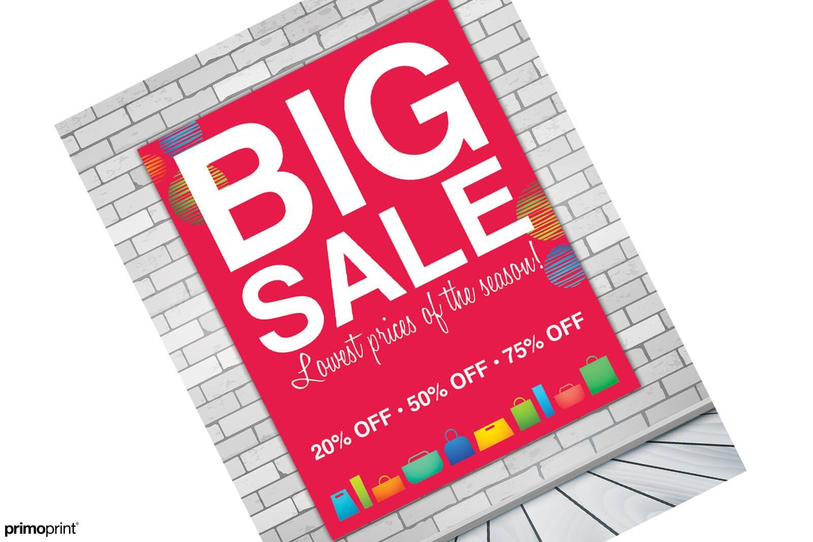 100LB Gloss Book w/ Glossy UV Coating Poster