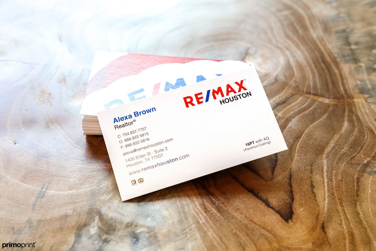 16pt Aqueous Coated Business Card