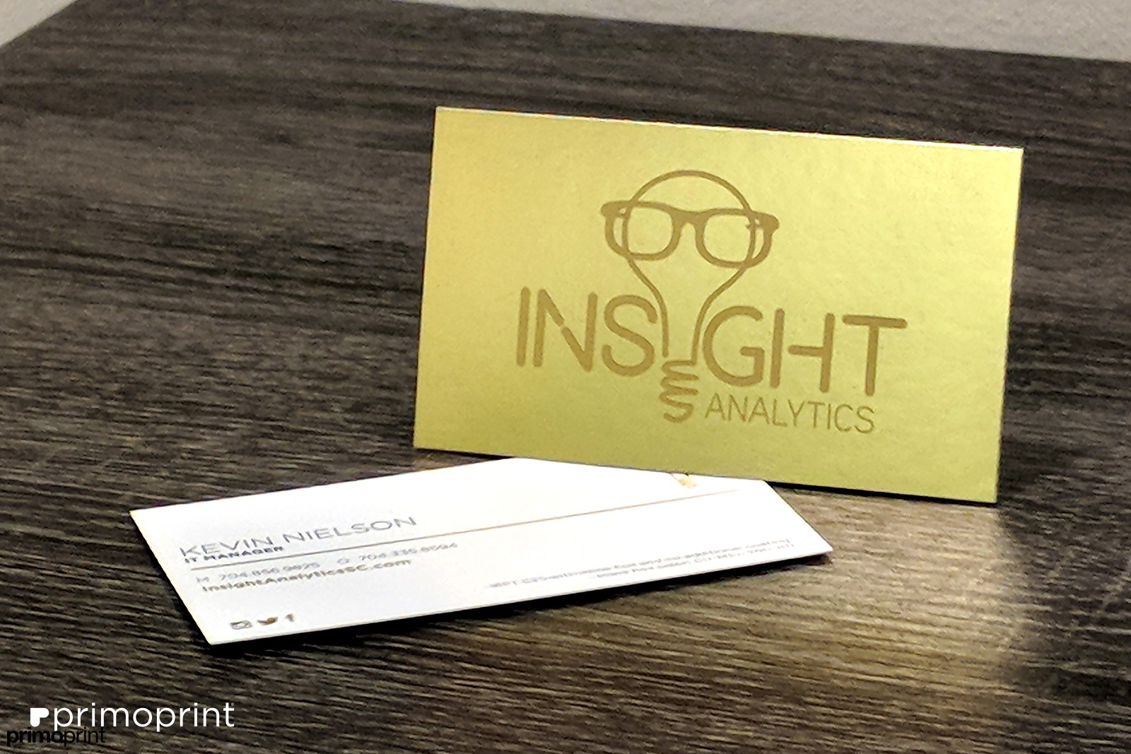16pt Inline Foil Business Card 