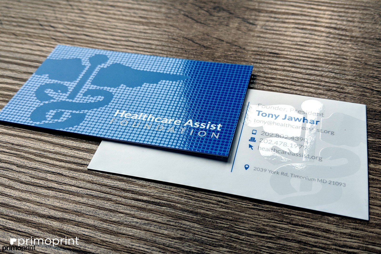19pt Silk Business Cards with Spot UV
