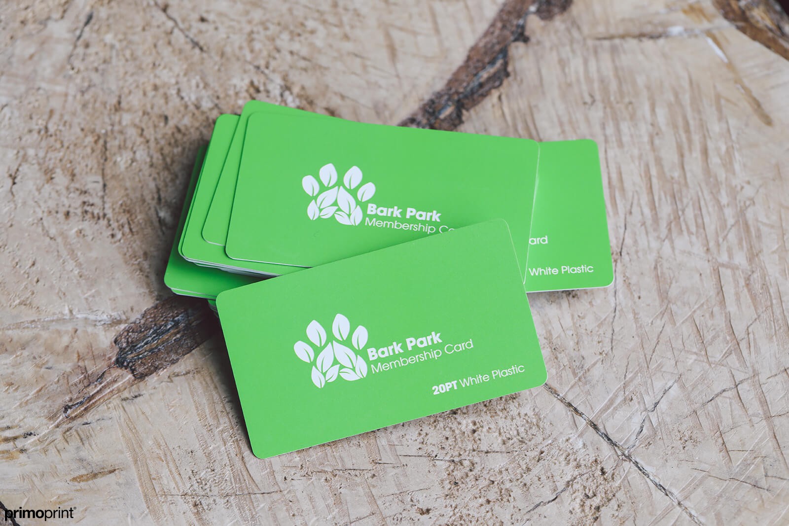 20PT White Plastic Card