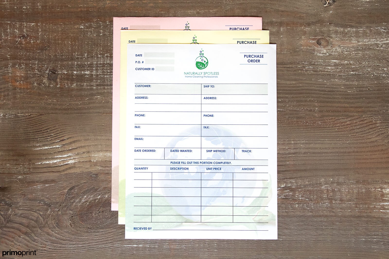 3 Part NCR Forms