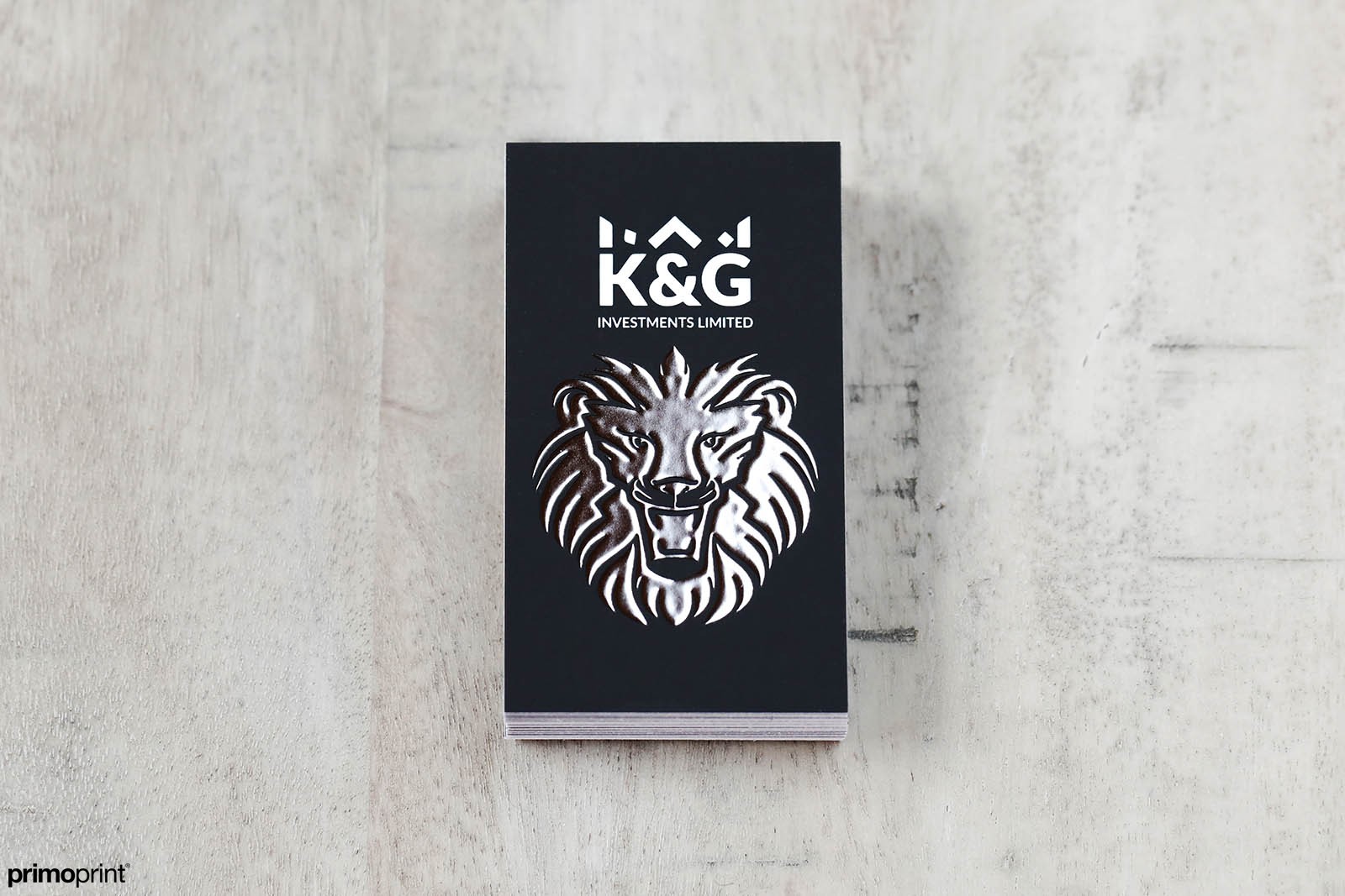 19pt Velvet Business Card with Raised Silver Foil