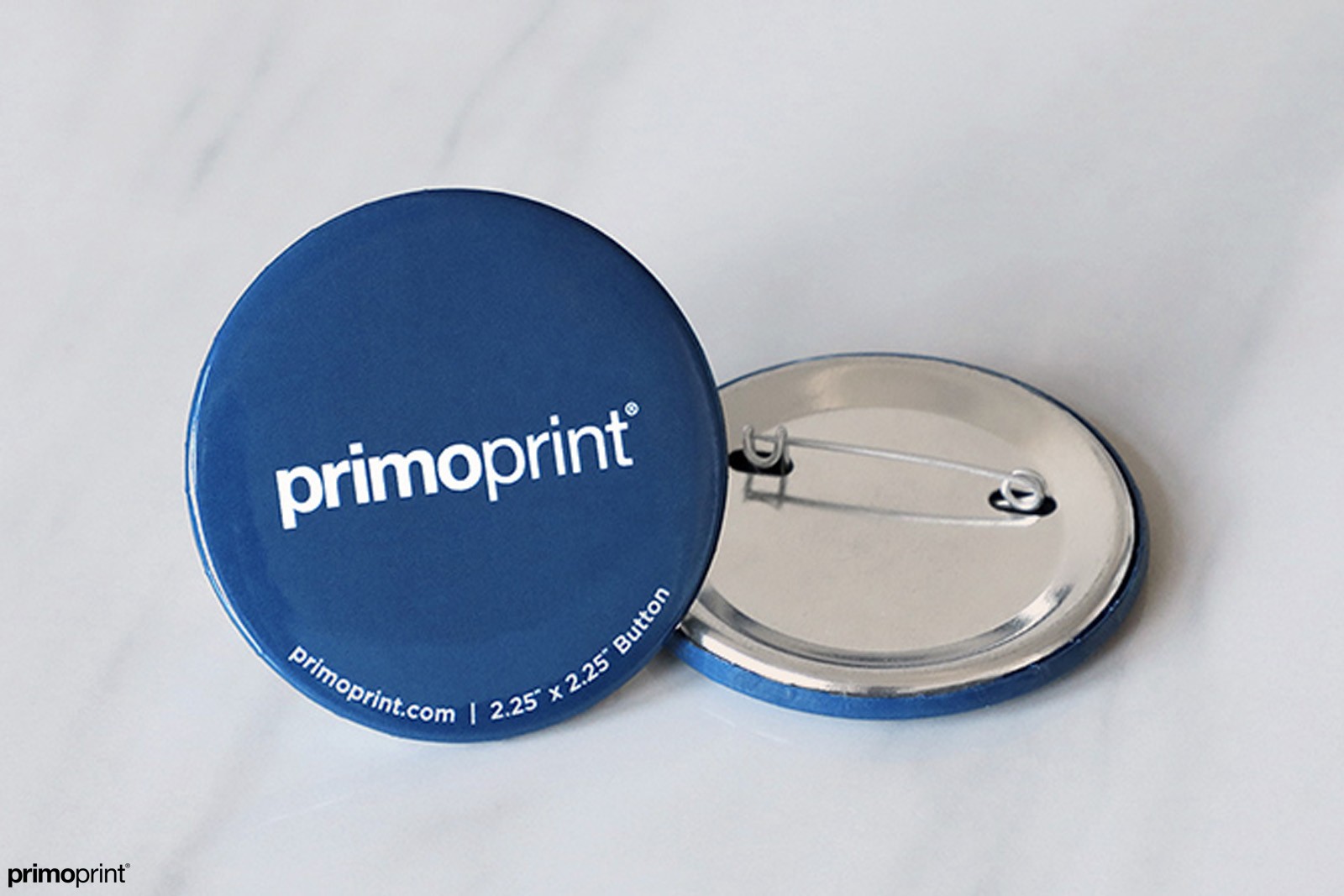 Button with Pin Backing