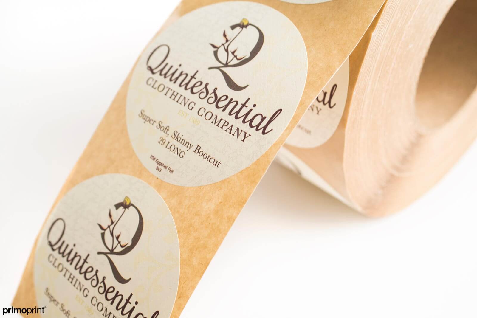 70lb Eggshell Felt Roll Label