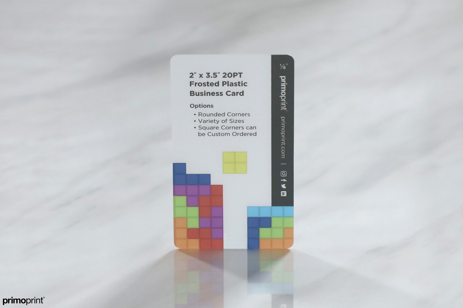 Frosted Plastic Business Card