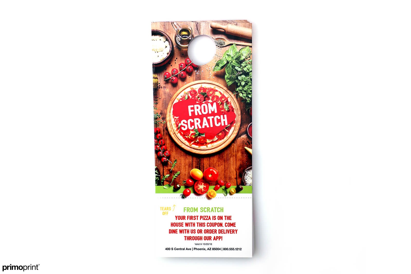 Glossy UV Coated Door Hanger