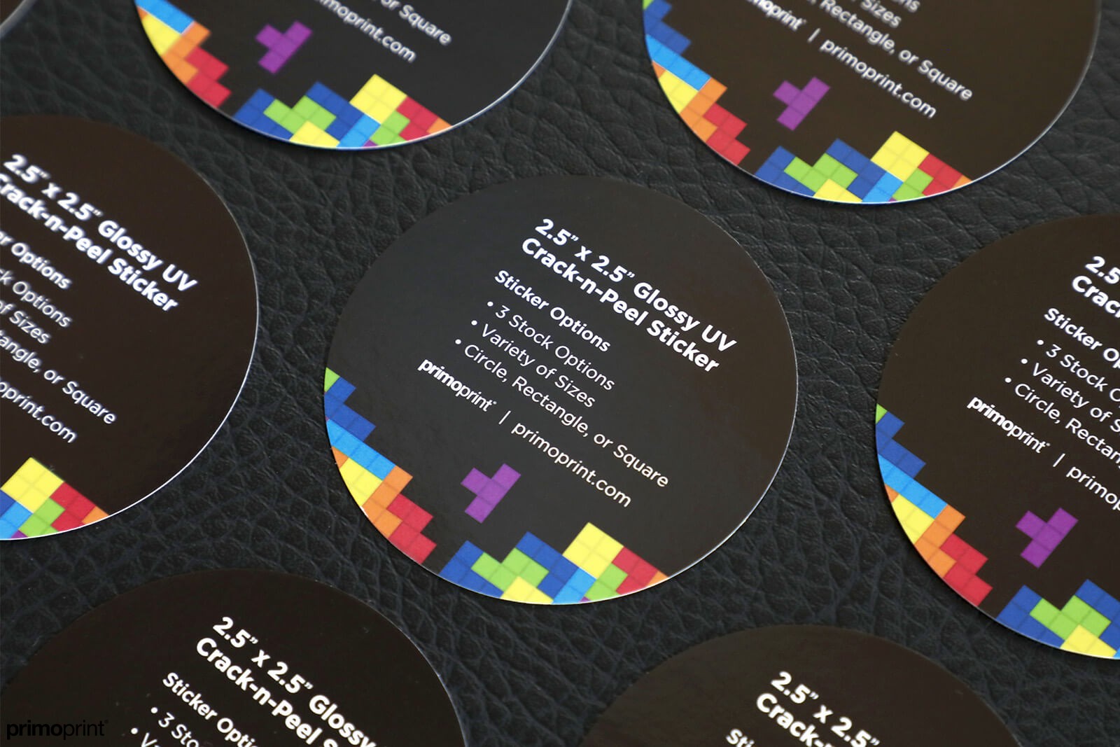 Glossy UV Crack-n-Peel Sticker