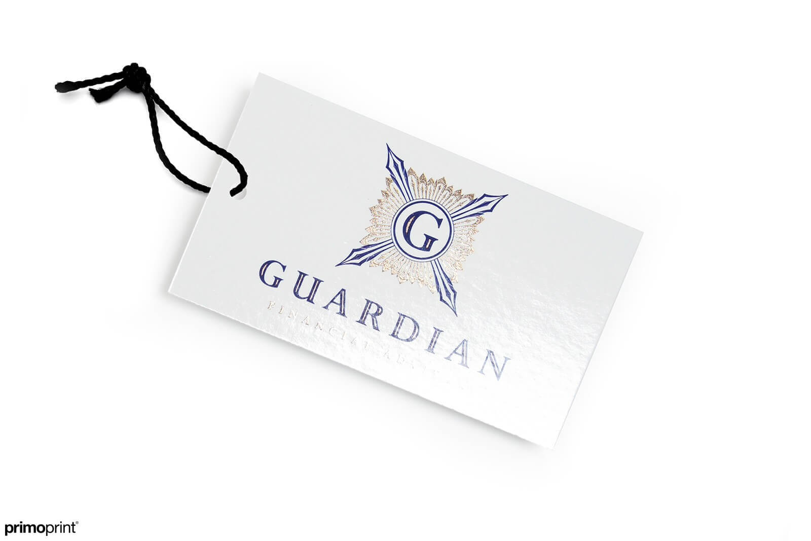 Glossy UV Coated Hang Tag w/ Inline Foil