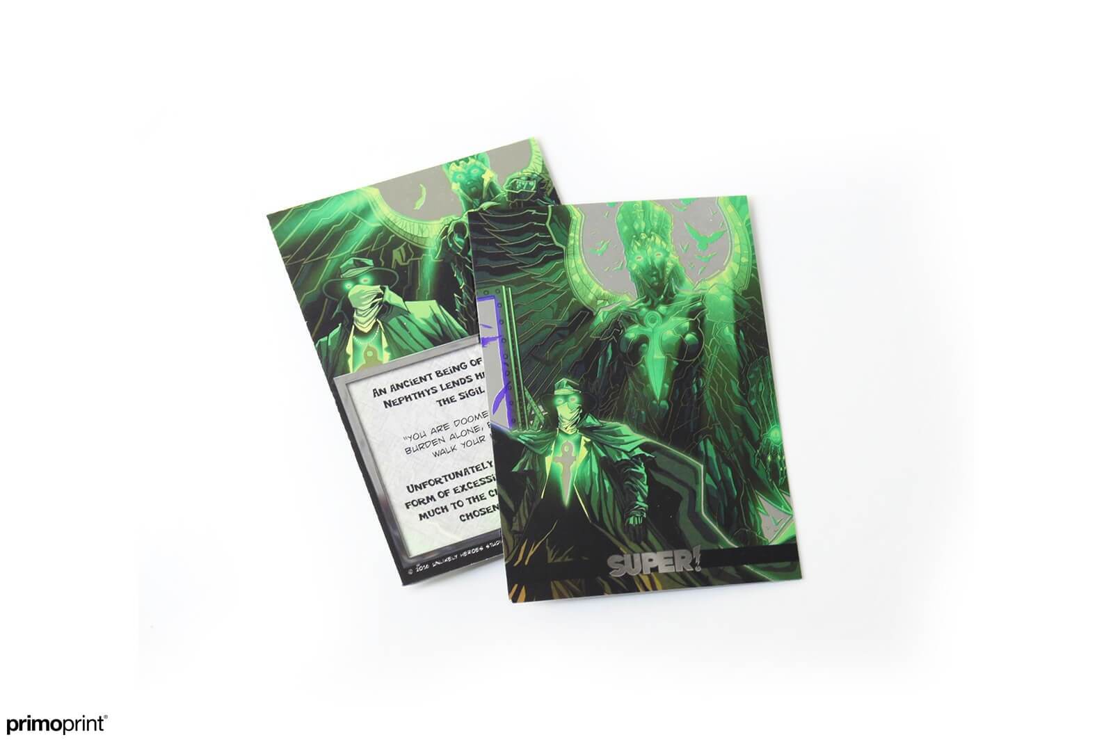 Glossy UV Coated Trading Card w/ Inline Foil