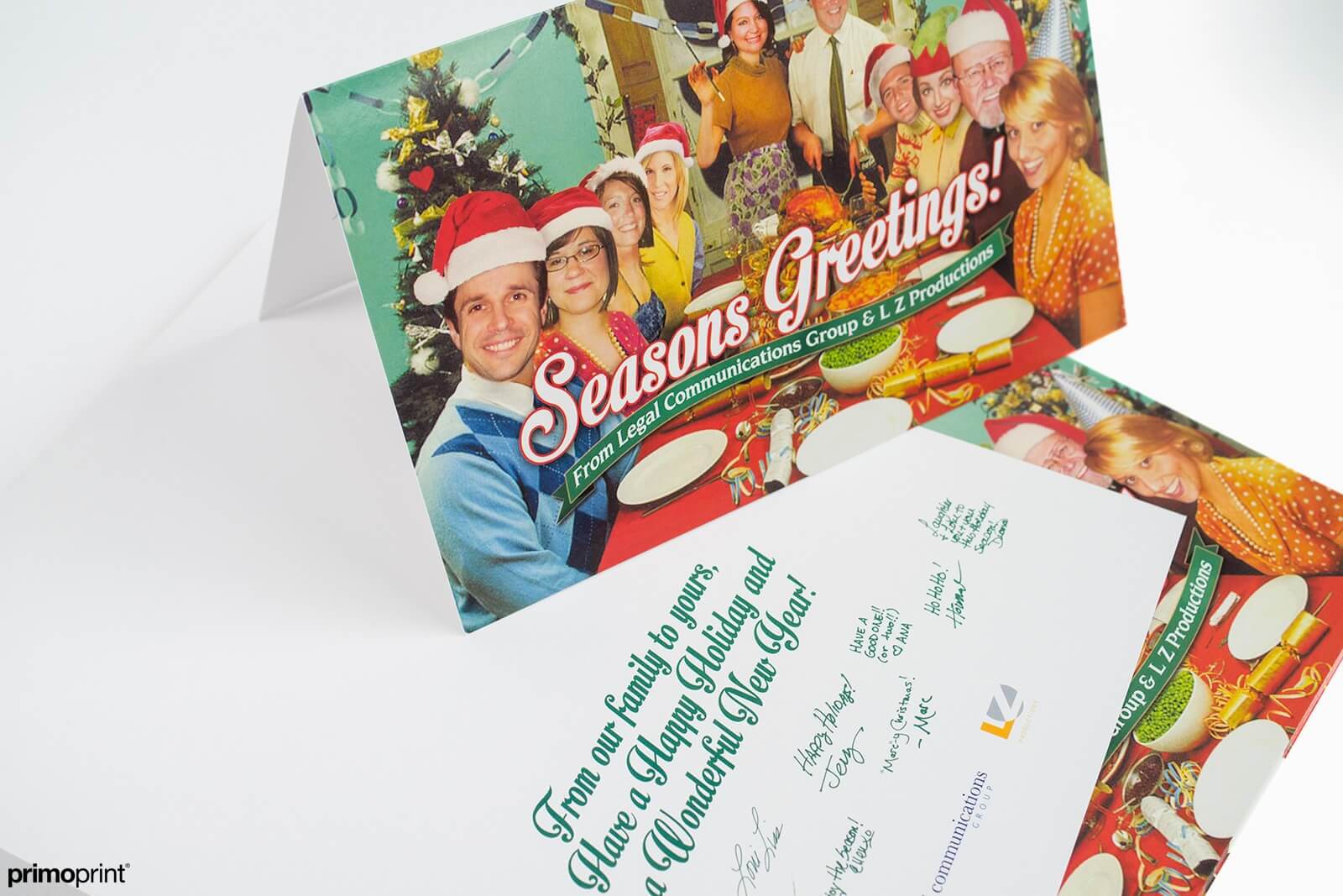 Glossy UV Coated Greeting Card