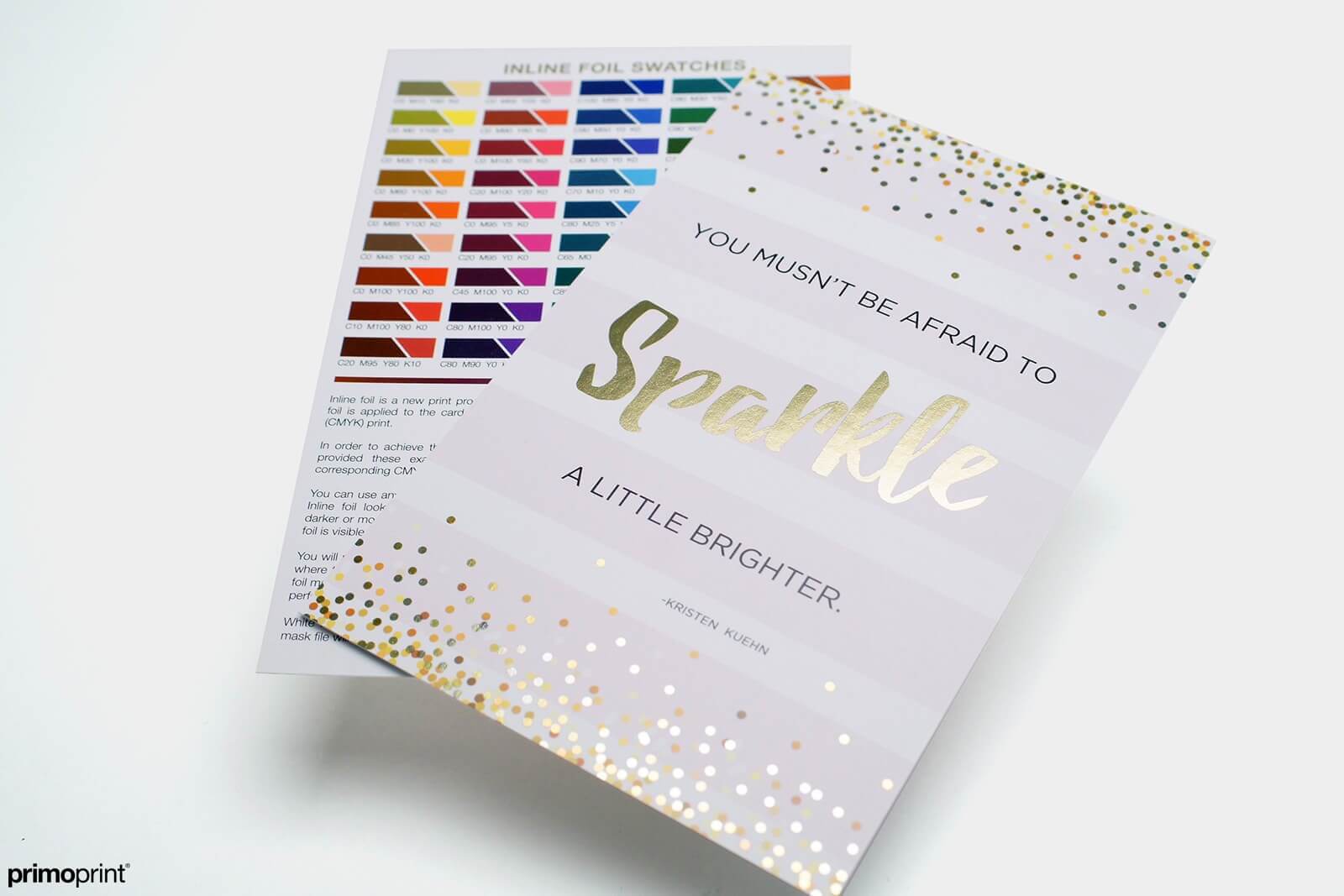 16pt Inline Foil Postcard