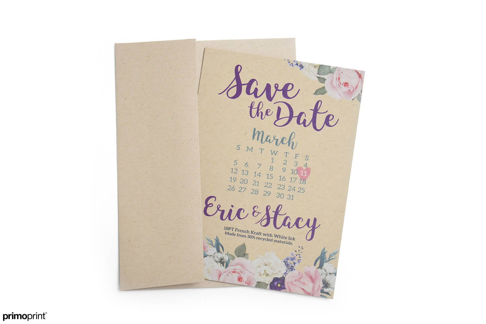 18PT Kraft Invitation & Announcement