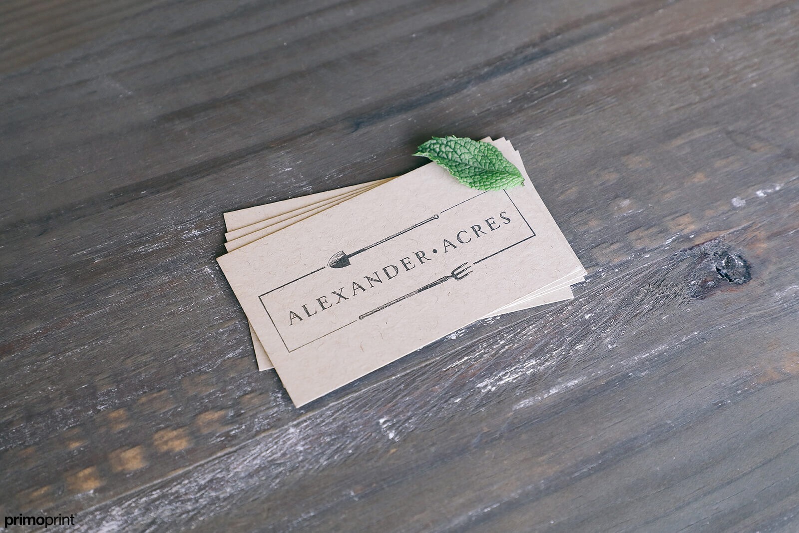  18pt Kraft Business Card