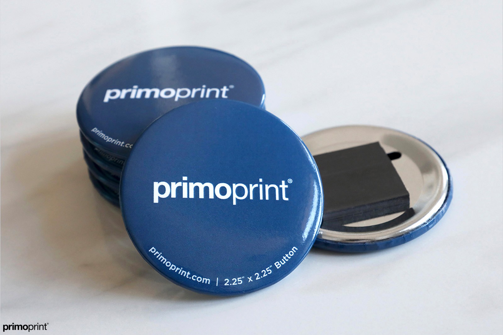 Button with Magnetic Backing