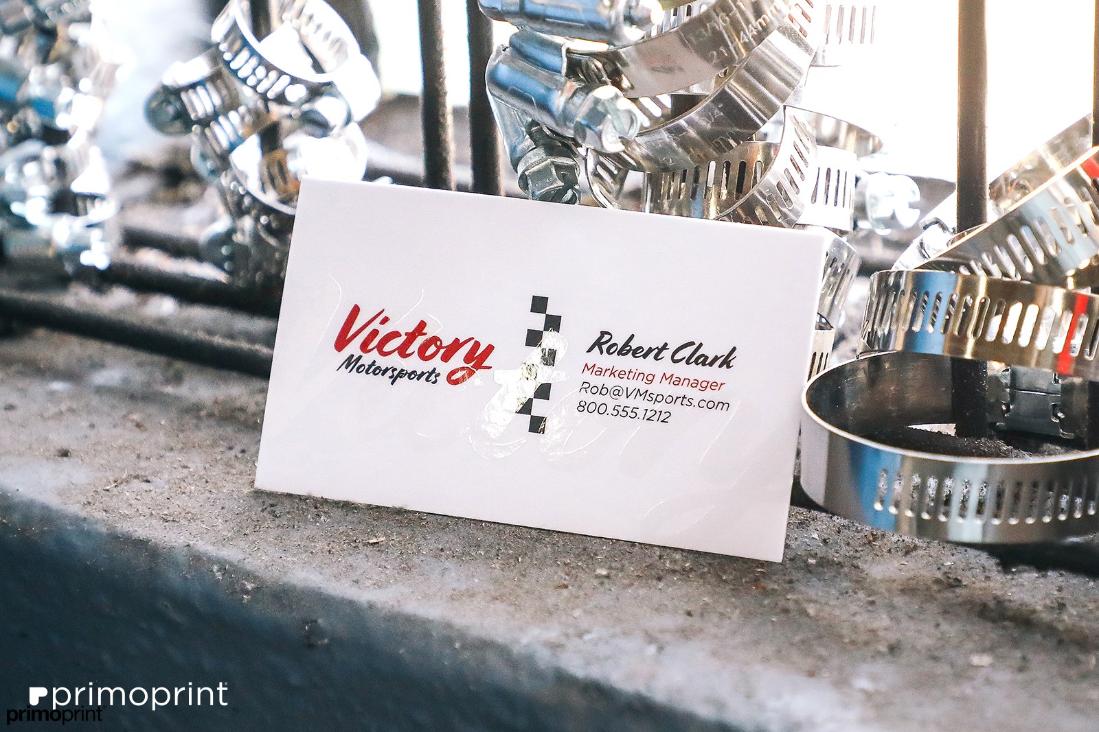 16pt Matte Business Card with Spot UV 