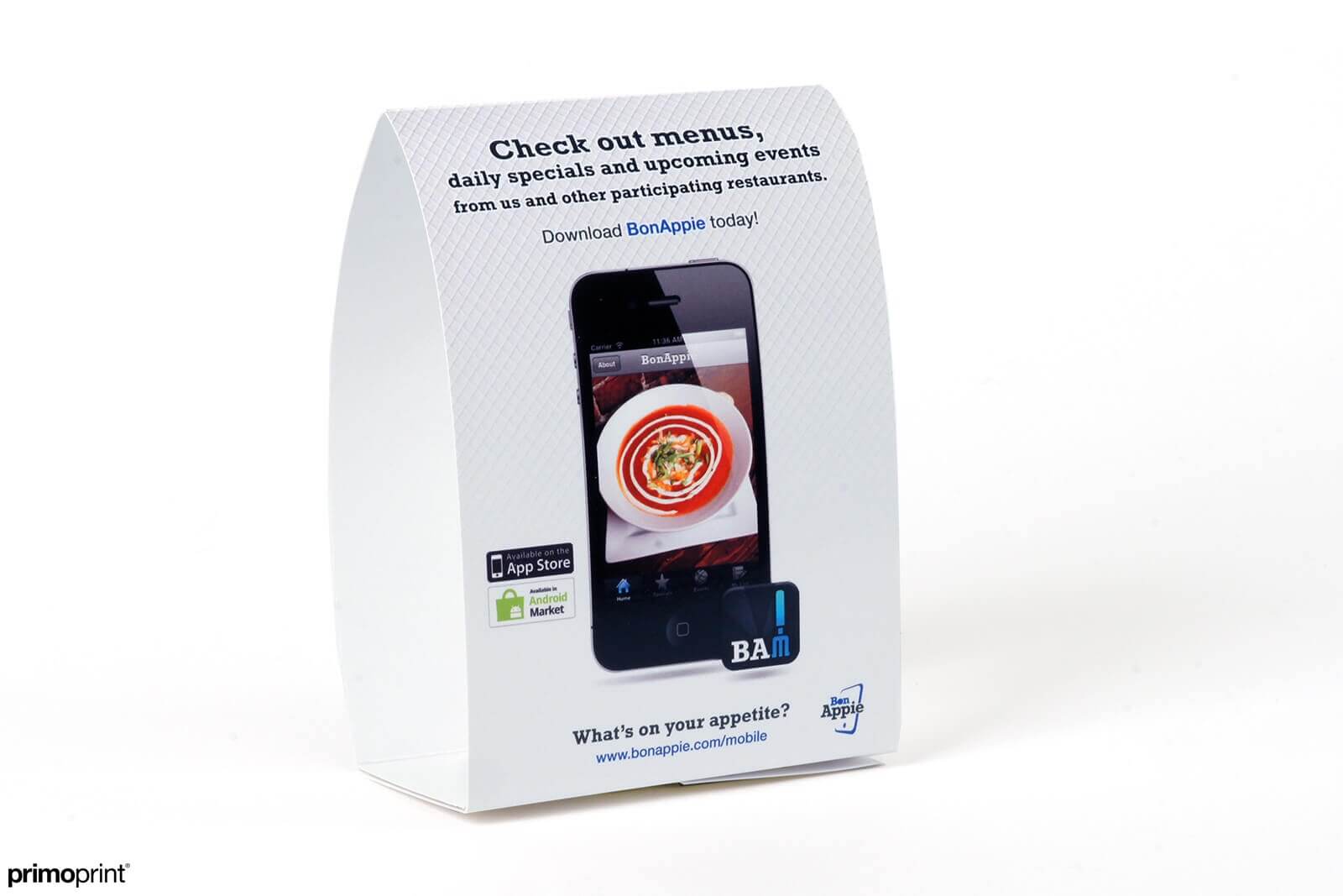 Matte Table Tents