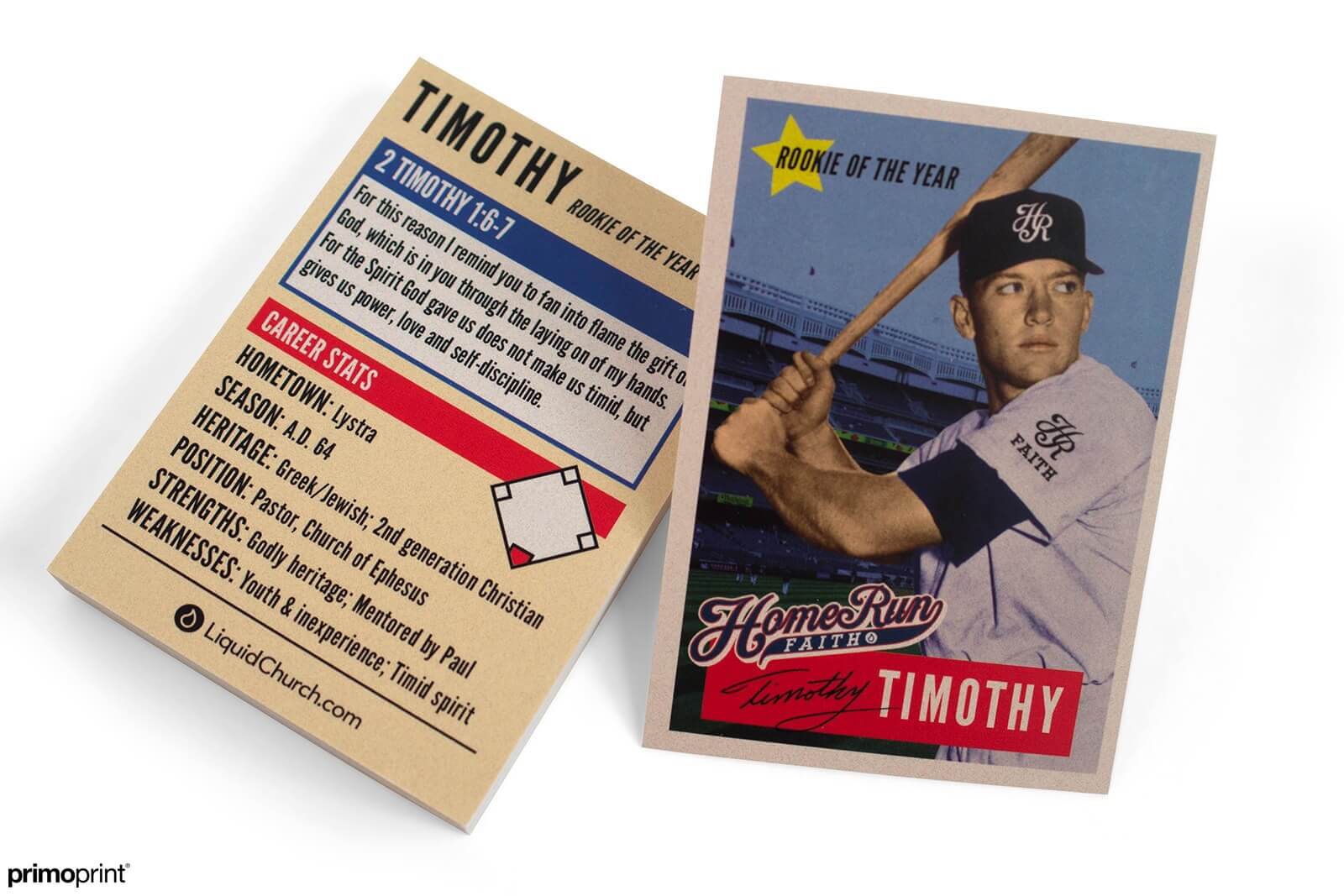 14PT Uncoated Trading Card