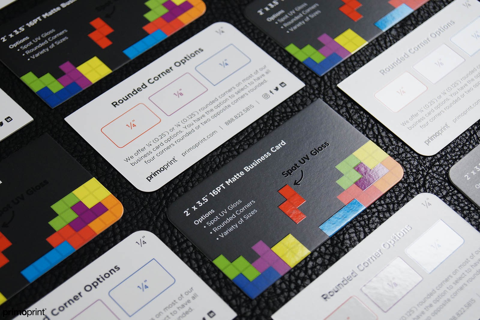16pt Matte Business Card with Spot UV