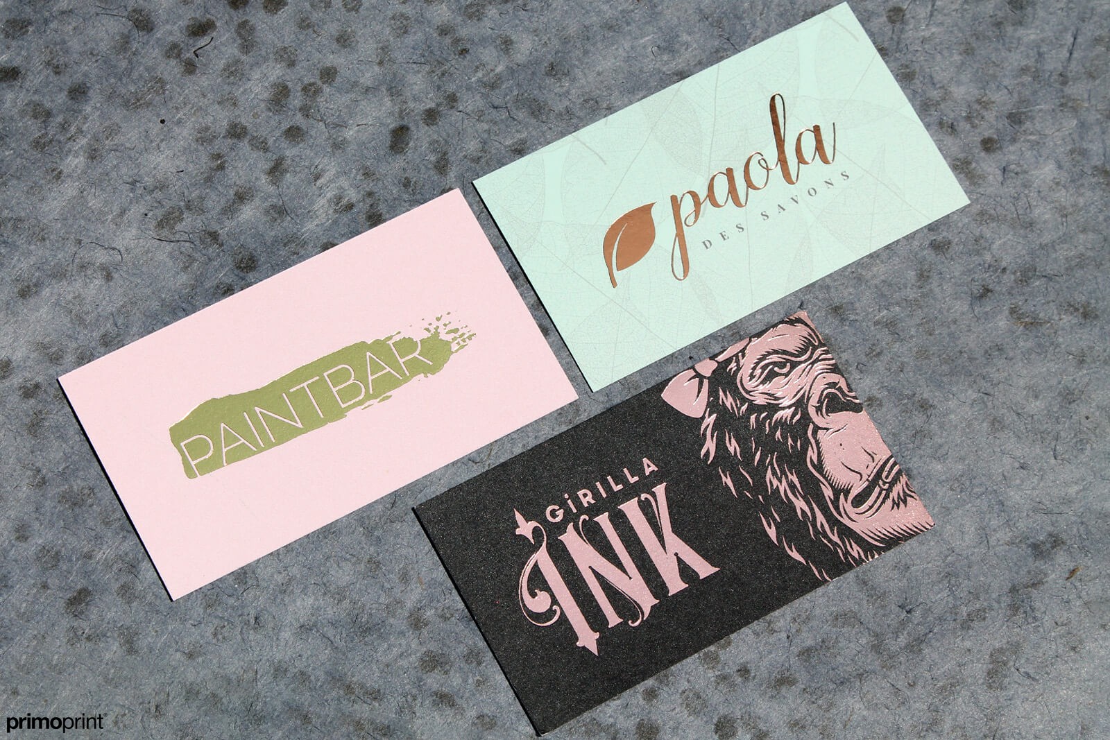 Stamped Foil: Gold, Copper, and Rose Gold 