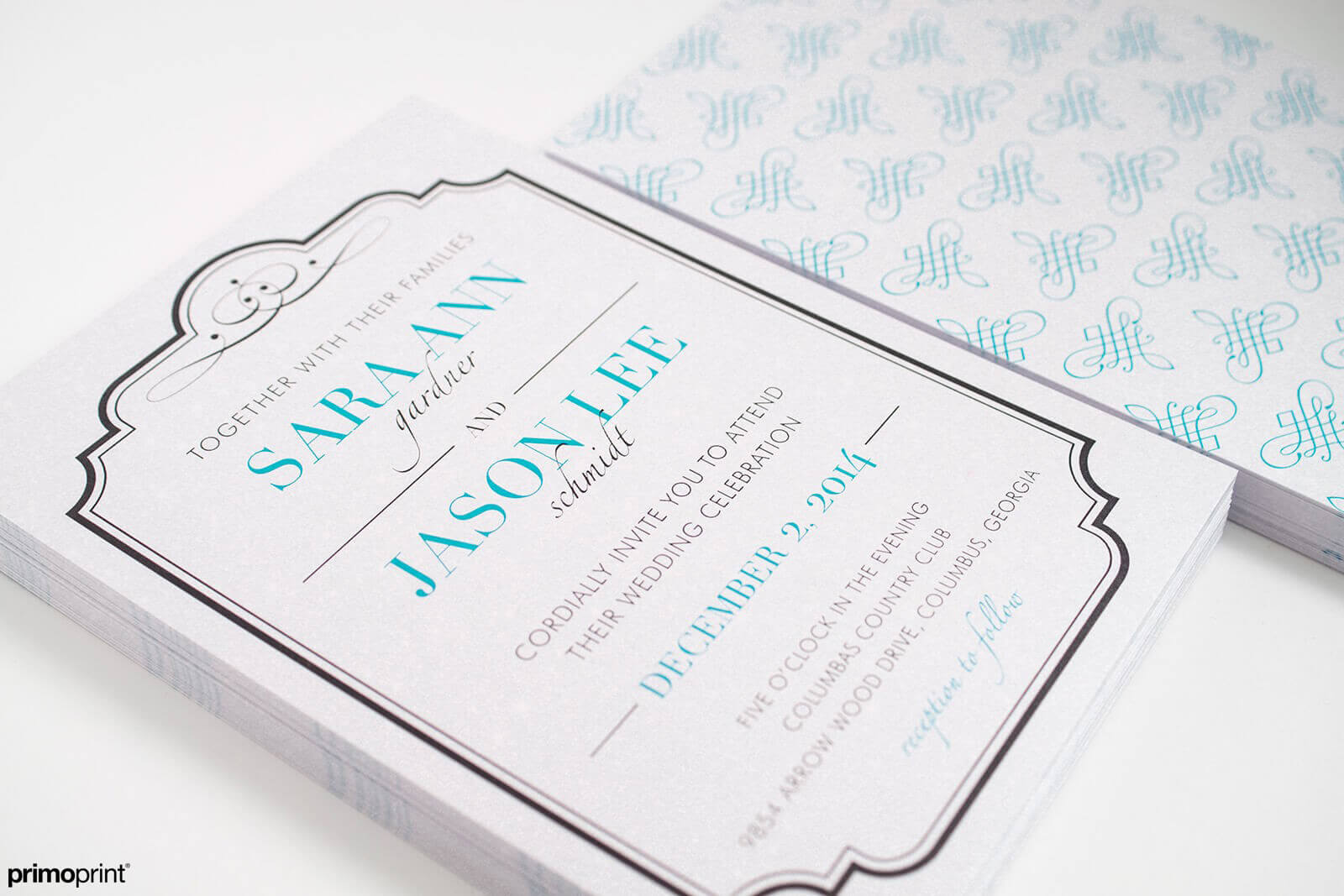 Pearl Metallic Invitation