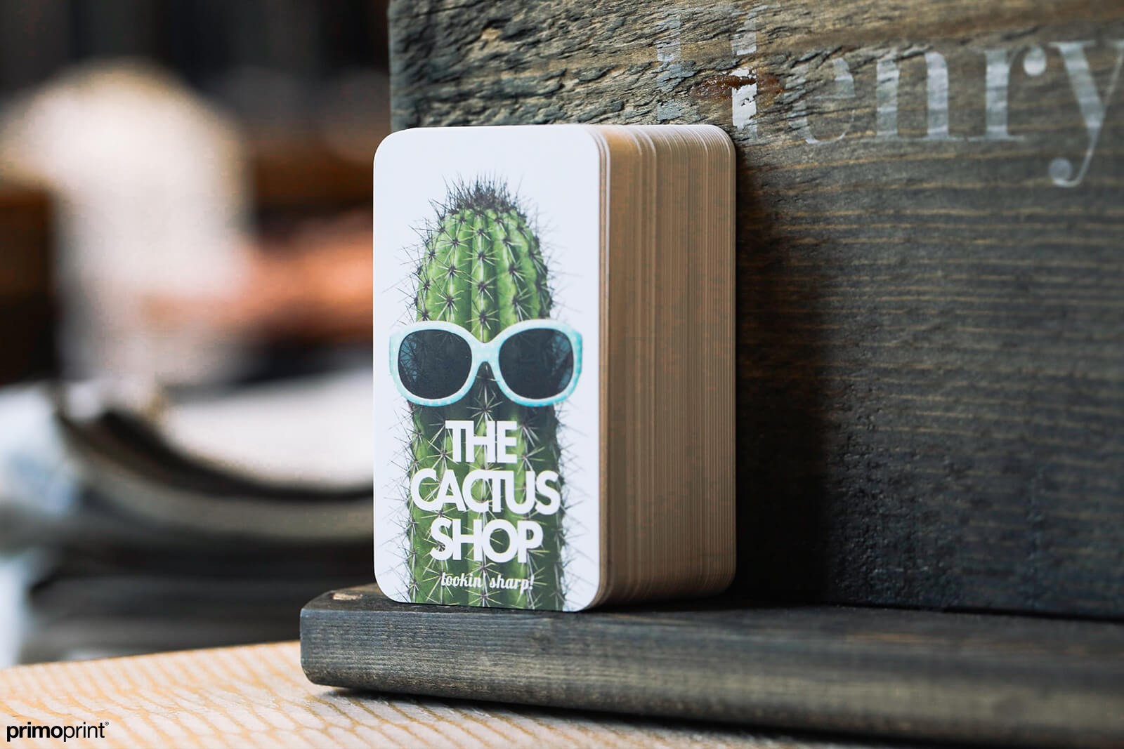 White Plastic Business Cards